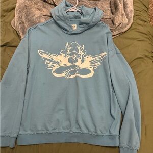 Boys Lie Blue Angel Graphic Hoodie